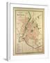 Map of Mans France-null-Framed Giclee Print