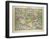 Map of Mantes France-null-Framed Giclee Print