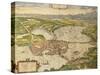 Map of Mantua from Civitates Orbis Terrarum-null-Stretched Canvas