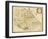 Map of Marca Anconetana and Fermana, Bologna, Italy, 1831-null-Framed Giclee Print