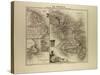 Map of Martinique French Guiana and Terra Nova 1896-null-Stretched Canvas