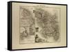 Map of Martinique French Guiana and Terra Nova 1896-null-Framed Stretched Canvas