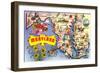 Map of Maryland-null-Framed Art Print