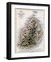 Map of Mauritius, Illustration from "Paul et Virginie" by Henri Bernardin de Saint-Pierre, 1836-A.h. Dufour-Framed Giclee Print