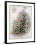 Map of Mauritius, Illustration from "Paul et Virginie" by Henri Bernardin de Saint-Pierre, 1836-A.h. Dufour-Framed Giclee Print