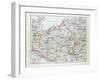 Map of Mecklenburg Germany 1899-null-Framed Giclee Print