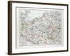 Map of Mecklenburg Germany 1899-null-Framed Giclee Print