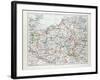 Map of Mecklenburg Germany 1899-null-Framed Giclee Print