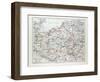 Map of Mecklenburg Germany 1899-null-Framed Giclee Print