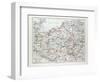 Map of Mecklenburg Germany 1899-null-Framed Giclee Print