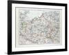 Map of Mecklenburg Germany 1899-null-Framed Giclee Print