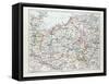 Map of Mecklenburg Germany 1899-null-Framed Stretched Canvas