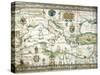 Map of Mediterranean and Black Sea, 1654-null-Stretched Canvas