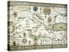 Map of Mediterranean and Black Sea, 1654-null-Stretched Canvas