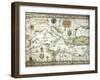 Map of Mediterranean and Black Sea, 1654-null-Framed Giclee Print