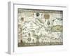 Map of Mediterranean and Black Sea, 1654-null-Framed Giclee Print