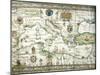 Map of Mediterranean and Black Sea, 1654-null-Mounted Giclee Print