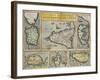 Map of Mediterranean Islands, from Theatrum Orbis Terrarum by Abraham Ortelius, 1528-1598, 1570-null-Framed Giclee Print