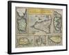 Map of Mediterranean Islands, from Theatrum Orbis Terrarum by Abraham Ortelius, 1528-1598, 1570-null-Framed Giclee Print