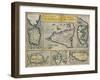 Map of Mediterranean Islands, from Theatrum Orbis Terrarum by Abraham Ortelius, 1528-1598, 1570-null-Framed Giclee Print