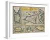 Map of Mediterranean Islands, from Theatrum Orbis Terrarum by Abraham Ortelius, 1528-1598, 1570-null-Framed Giclee Print