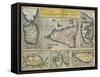 Map of Mediterranean Islands, from Theatrum Orbis Terrarum by Abraham Ortelius, 1528-1598, 1570-null-Framed Stretched Canvas