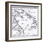 Map of Melanesia, 1908-null-Framed Giclee Print