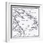 Map of Melanesia, 1908-null-Framed Giclee Print