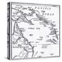 Map of Melanesia, 1908-null-Stretched Canvas