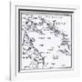 Map of Melanesia, 1908-null-Framed Giclee Print