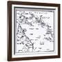 Map of Melanesia, 1908-null-Framed Giclee Print