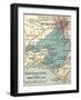 Map of Melbourne (C. 1900), Maps-Encyclopaedia Britannica-Framed Art Print