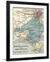 Map of Melbourne (C. 1900), Maps-Encyclopaedia Britannica-Framed Art Print