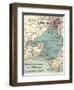 Map of Melbourne (C. 1900), Maps-Encyclopaedia Britannica-Framed Art Print