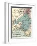 Map of Melbourne (C. 1900), Maps-Encyclopaedia Britannica-Framed Art Print