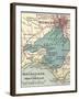 Map of Melbourne (C. 1900), Maps-Encyclopaedia Britannica-Framed Art Print