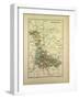 Map of Meurthe-Et-Moselle, France-null-Framed Giclee Print