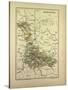 Map of Meurthe-Et-Moselle, France-null-Stretched Canvas