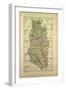 Map of Meuse France-null-Framed Giclee Print