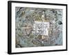 Map of Mexico City Attributed to Cortes-null-Framed Giclee Print