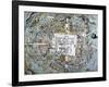 Map of Mexico City Attributed to Cortes-null-Framed Giclee Print