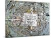 Map of Mexico City Attributed to Cortes-null-Stretched Canvas