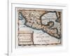 Map of Mexico or New Spain, 1625-French School-Framed Giclee Print