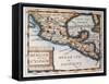 Map of Mexico or New Spain, 1625-French School-Framed Stretched Canvas