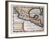 Map of Mexico or New Spain, 1625-French School-Framed Giclee Print