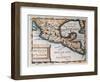 Map of Mexico or New Spain, 1625-French School-Framed Giclee Print