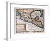 Map of Mexico or New Spain, 1625-French School-Framed Giclee Print