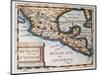 Map of Mexico or New Spain, 1625-French School-Mounted Giclee Print