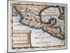 Map of Mexico or New Spain, 1625-French School-Mounted Giclee Print