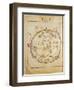 Map of Milan, Italy, from Ptolemy's Codex-null-Framed Giclee Print